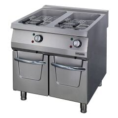 Öztiryakiler Fritöz Elektrikli Dolaplı, 22+22 Litre 80x90x85 Cm