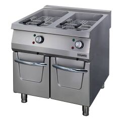 Öztiryakiler Fritöz Elektrikli Dolaplı, 22+22 Litre 80x90x85 Cm