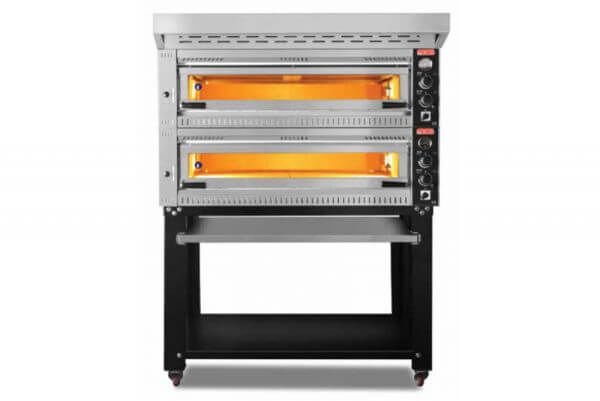 SGS Profesyonel Pizza Fırını, 12 Adet Tava Kapasiteli, Çift Katlı, 19000 W, PO-PROFI-10570-DE