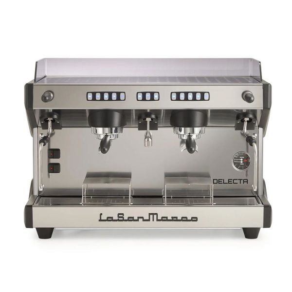 La San Marco Delecta Tam Otomatik Espresso Kahve Makinesi, 2 Gruplu, Siyah