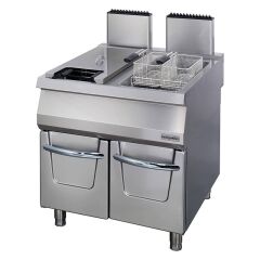 Öztiryakiler Gazlı Fritöz Dolaplı, 22+22 Litre 80x90x85 Cm