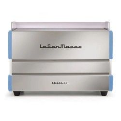 La San Marco Delecta Tam Otomatik Espresso Kahve Makinesi, 2 Gruplu, Gök Mavi