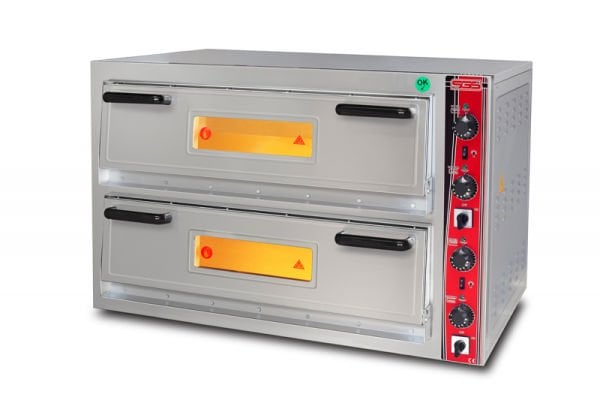 SGS Çift Katlı Pizza Fırını, 30 cm 4+4 Pizza Kapasiteli, Elektrikli, PO / 6868 DE