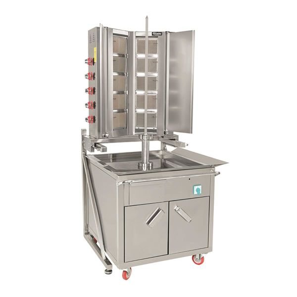 Himaksan Döner Ocağı 10 Radyanlı Arabalı Gazlı ve Lpg, HMK AMDNG 10
