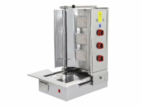 Himaksan Döner Ocağı 3 Radyanlı Alttan Motorlu, Gazlı HMK-AMDNG 3