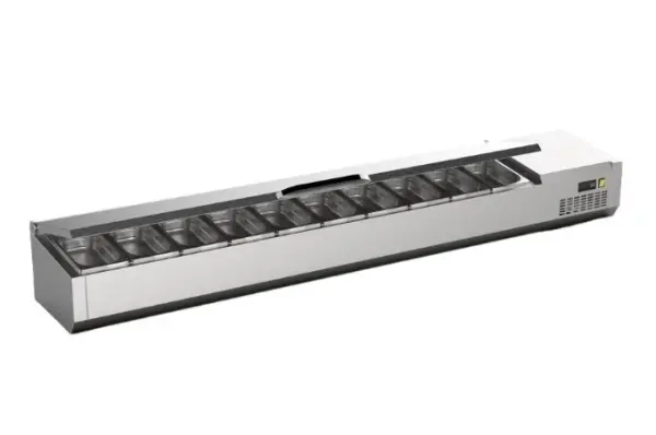 Ndustrio Set Üstü Soğutmalı Salad Bar, 10 Küvetli TTR-200-SC