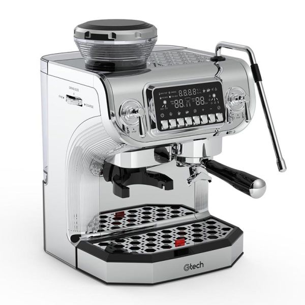 Gtech PID Ev Tipi Öğütücülü Barista Espresso Kahve Makinesi, 1 Gruplu, ST-530ED