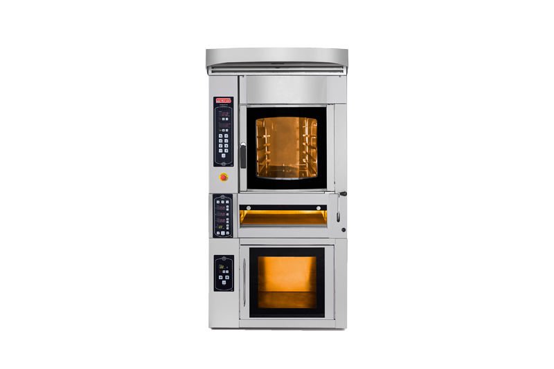 SGS Konveksiyonel Fırın, 40x60 cm 5 Tepsi Kapasiteli  pizza Ø30, Elektrikli, PM-D-K 5+4