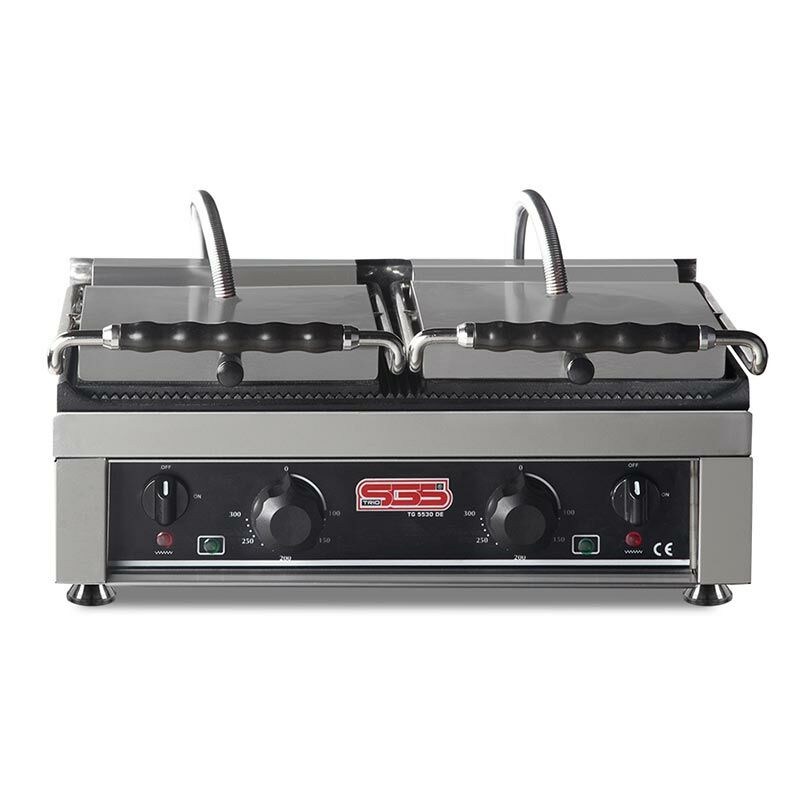 SGS Alt Üst Girintili Tost Makinesi, Çift Kapaklı, Elektrikli, TG 5530 DE