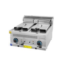 Turhan Çelik Fritöz Elektrikli, 8+8 Litre60x60x30 cm TC.6FE600