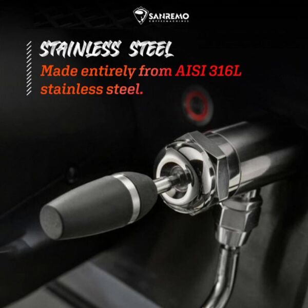 Sanremo Café Racer Naked Multiboiler Espresso Makinesi, 3 Gruplu