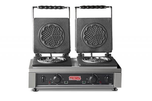 SGS Waffle Makinesi, Çift Kapaklı, 4400 W,  WB-25DE