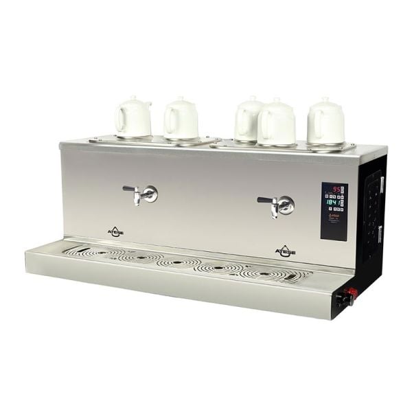 Ateşe Cappadocia Smart Plus Elektrikli Çay Kazanı, 5 Demlikli STATIC CSPE 5