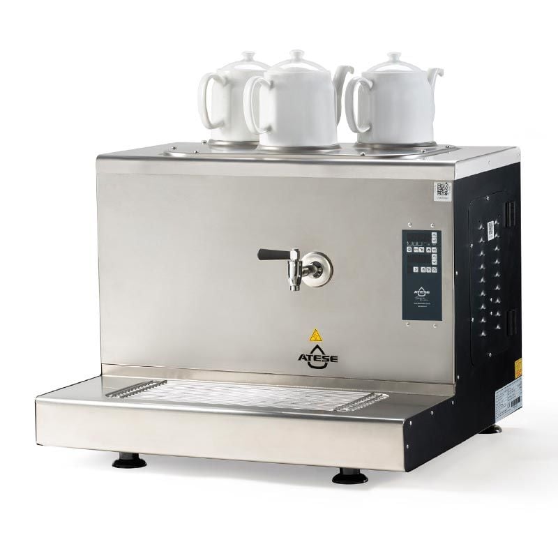 Ateşe Cappadocia Smart Plus Elektrikli Çay Kazanı, 3 Demlikli INOX CSPE 3