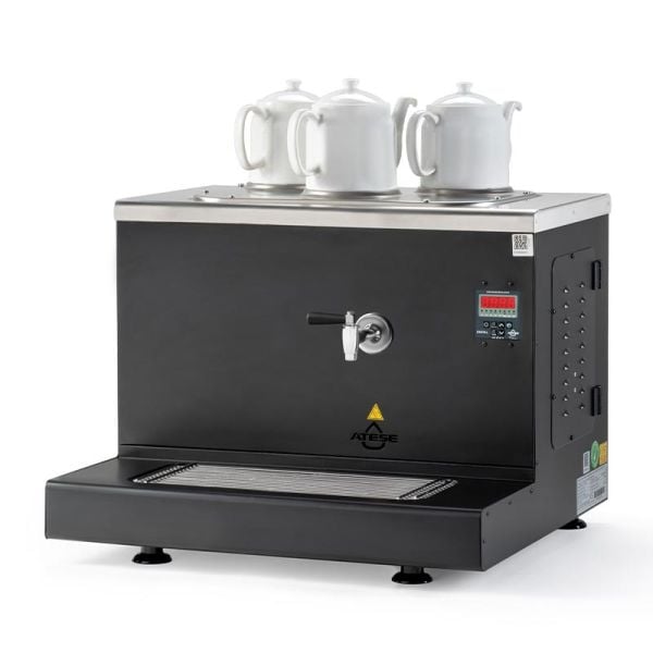 Ateşe Cappadocia Smart Elektrikli Çay Kazanı, 3 Demlikli STATIC CSE3