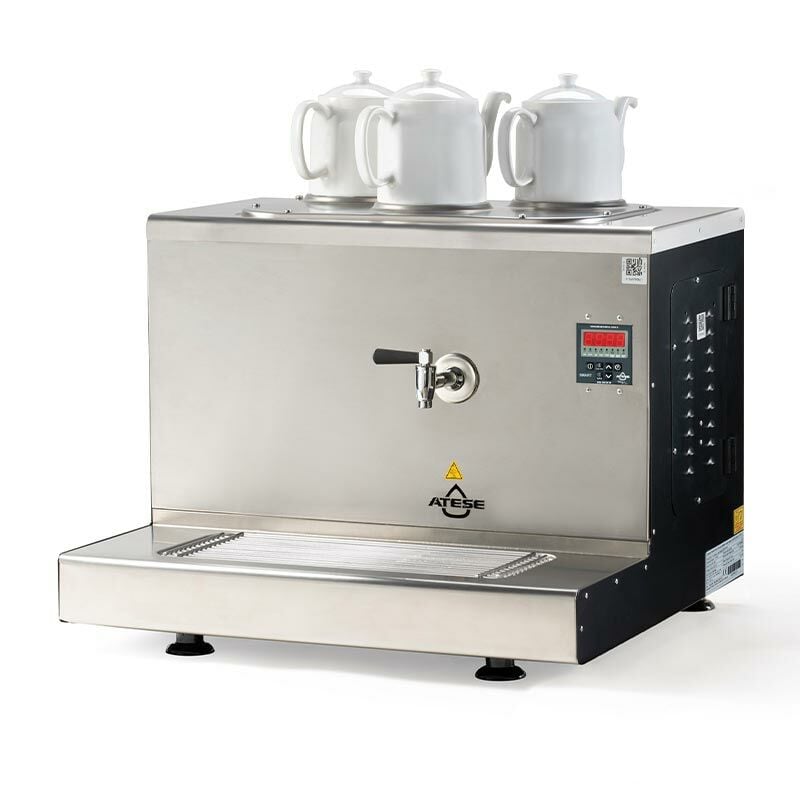 Ateşe Cappadocia Smart Elektrikli Çay Kazanı, 3 Demlikli INOX CSE 3