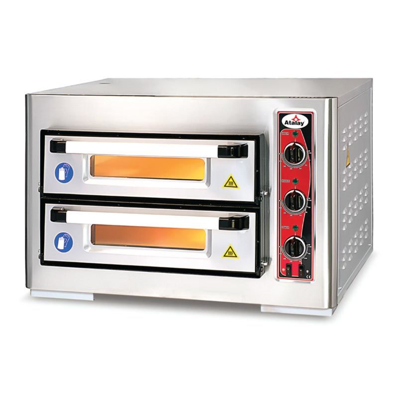 Atalay Pizza Fırını Elektrikli, Çift Katlı 40x40 Cm APF-40/2