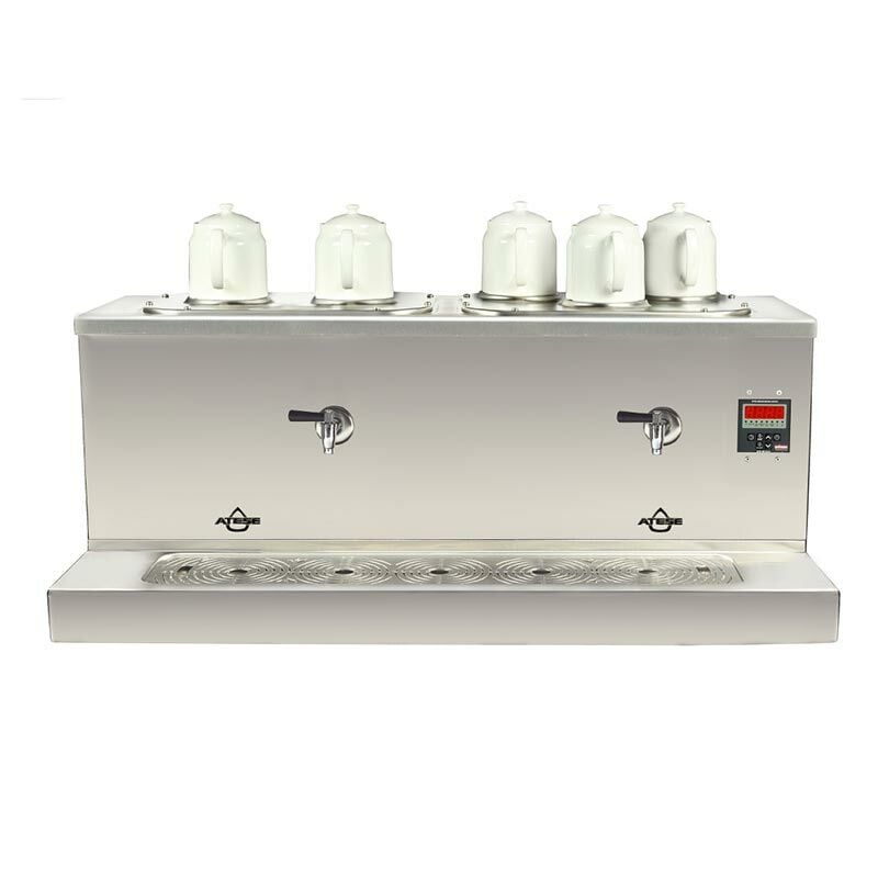 Ateşe Cappadocia Smart Elektrikli Çay Kazanı, 5 Demlikli INOX CSE 5