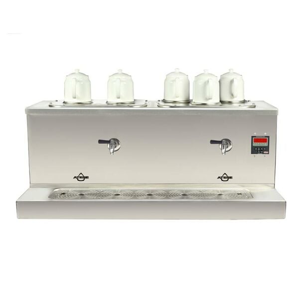 Ateşe Cappadocia Smart Elektrikli Çay Kazanı, 5 Demlikli INOX CSE 5