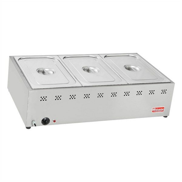 Himaksan 3 lü Set Üstü Benmari Elektrikli 1/1 Gn, HMK-BSÜE 3