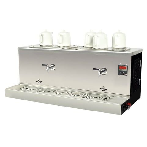 Ateşe Cappadocia Dijital Elektrikli Çay Kazanı, 5 Demlikli STATIC CDE 5