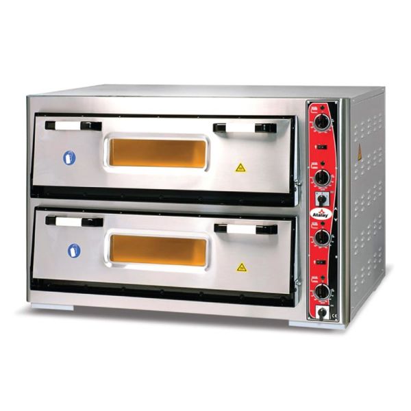 Atalay Pizza Fırını Elektrikli, Çift Katlı 92x62 Cm APF-962/2