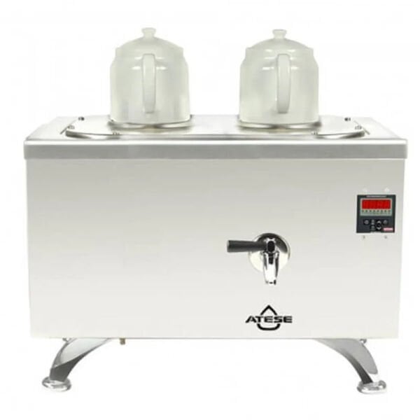 Ateşe Efes Smart Çay Makinesi, İnox Elektrikli 2 Demlik, INOX ESE2