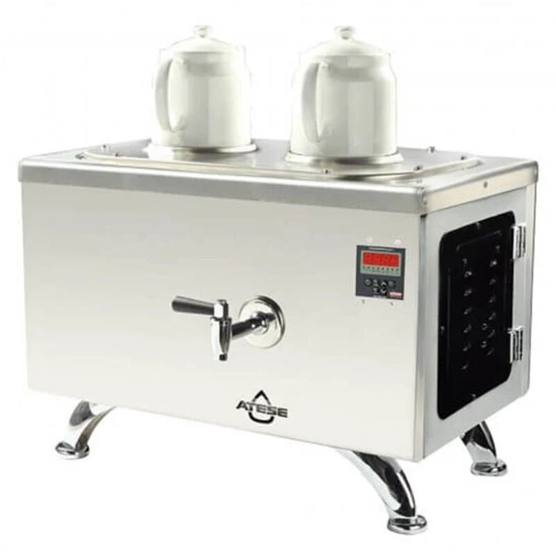 Ateşe Efes Smart Çay Makinesi, İnox Elektrikli 2 Demlik, INOX ESE2