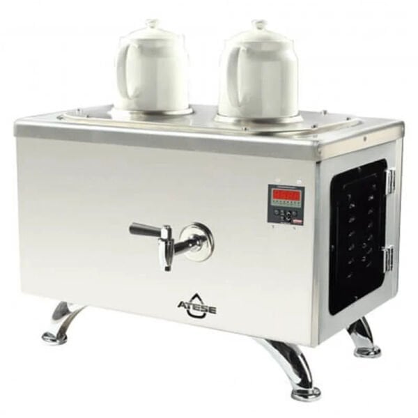 Ateşe Efes Smart Çay Makinesi, İnox Elektrikli 2 Demlik, INOX ESE2