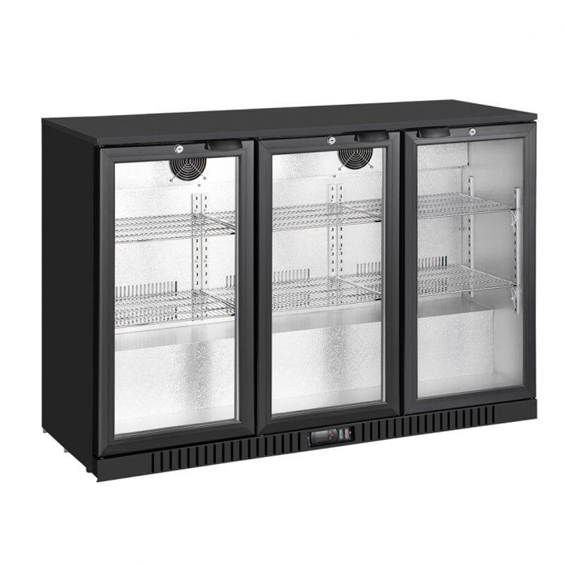 Global Bar Tip Tezgah Altı Buzdolabı, Şişe Soğutucu 3 Kapılı