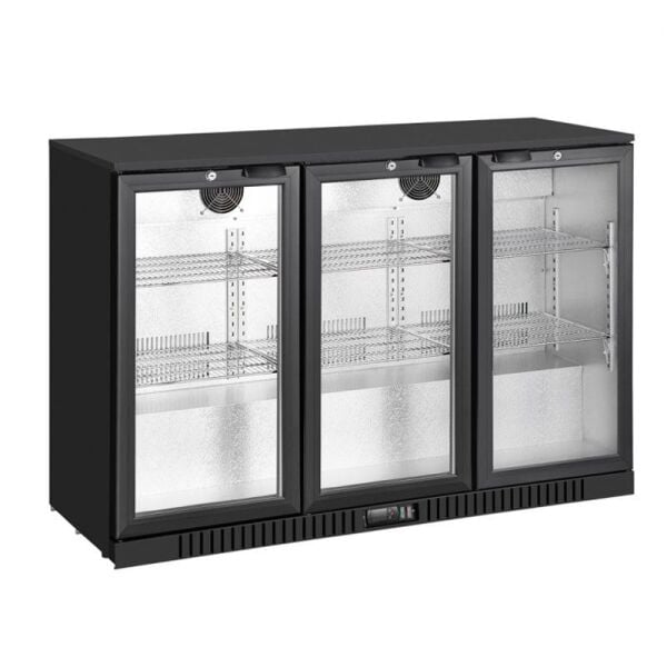 Global Bar Tip Tezgah Altı Buzdolabı, Şişe Soğutucu 3 Kapılı