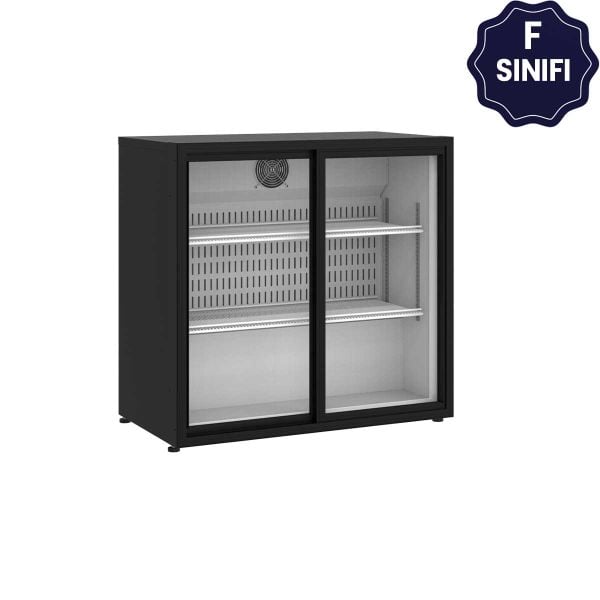 Şenocak Bar Arkası Şişe Soğutucu, 2 Kapılı Sürgülü S210 BB DD