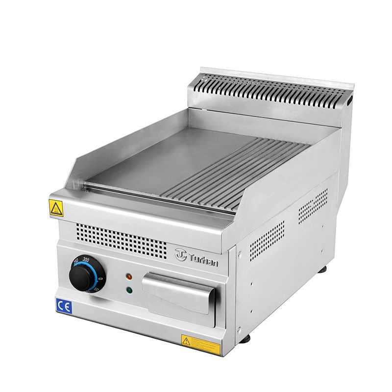 Turhan Çelik Düz Pleyt Izgara Elektrikli, 40x70x30 cm