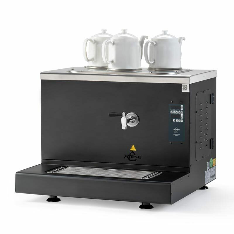 Ateşe Cappadocia Smart Plus Gaz+Elektrikli 3 Demlikli Çay Makinesi, STATIC CSPGE3