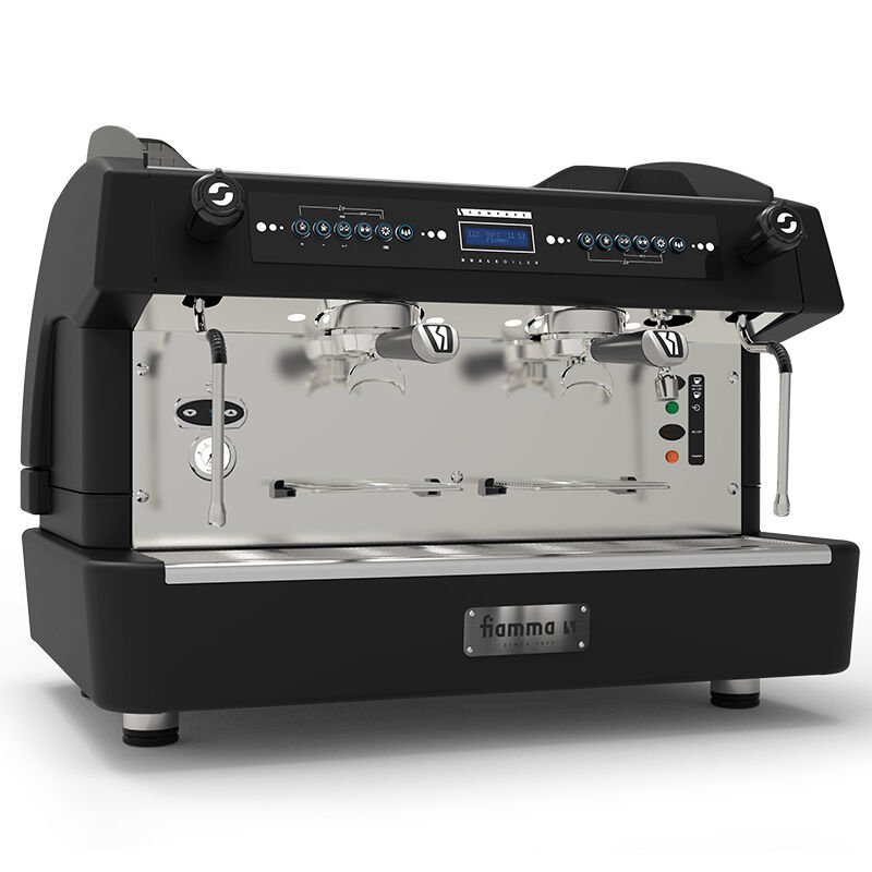 Fiamma Compass 2 Double Boiler Tall Cup Espresso Kahve Makinesi, 2 Gruplu