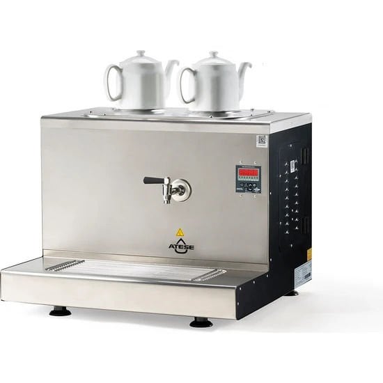 Ateşe Cappadocia Digital Gaz+Elektrikli 2 Kahveci Demlik Gözlü, Static CDGE 2