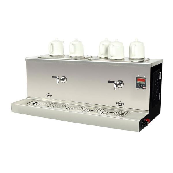 Ateşe Cappadocia Digital Gaz+Elektrikli 5 Kahveci Demlik Gözlü, Static CDGE 5