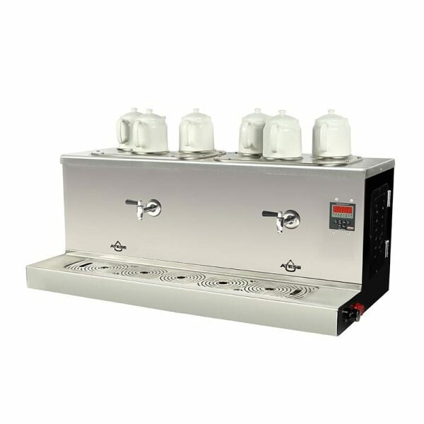 Ateşe Cappadocia Digital Gaz+Elektrikli 6 Kahveci Demlik Gözlü, Static CDGE 6