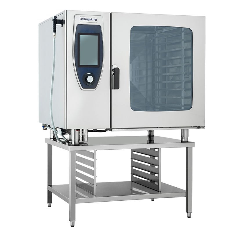 Öztiryakiler Konveksiyonlu Kombi Fırın, Gazlı GN 2/1 10 Tepsi Kapasiteli