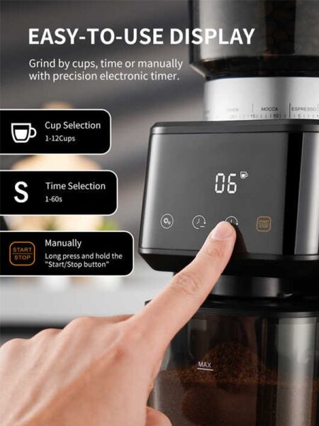 Vosco Ev Tipi Barista Kahve Değirmeni, KD-CG018