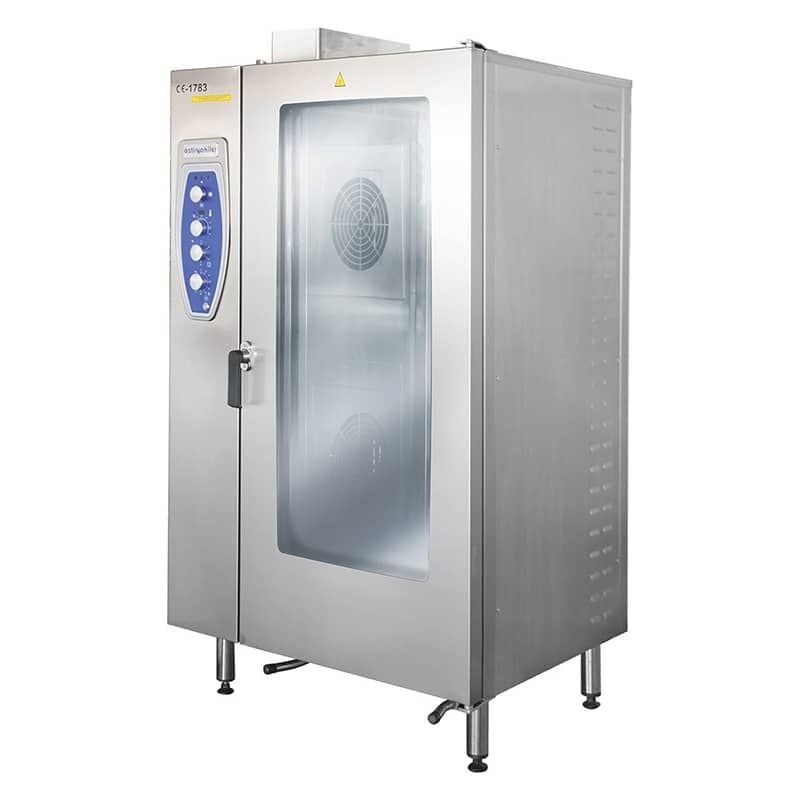 Öztiryakiler OKFG 202 Konveksiyonlu Kızaklı Fırın, 20 Adet GN 2/1 Tepsi Kapasiteli, Gazlı