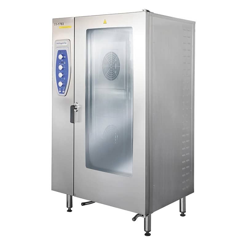 Öztiryakiler Konveksiyonlu Gazlı Fırın, 20 GN 2/1 Kızaklı Kit Arabalı