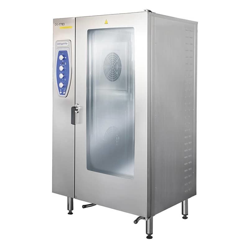 Öztiryakiler Konveksiyonlu Elektrikli Fırın, 20 GN 2/1 Kızaklı Kit Arabalı