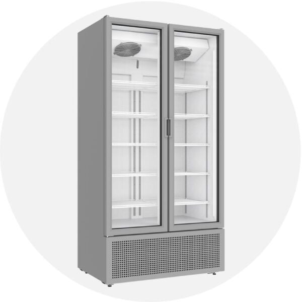 Şenocak Çift Çarpma Kapılı Şişe Soğutucu, 1070x703x2114 mm, 938 Lt
