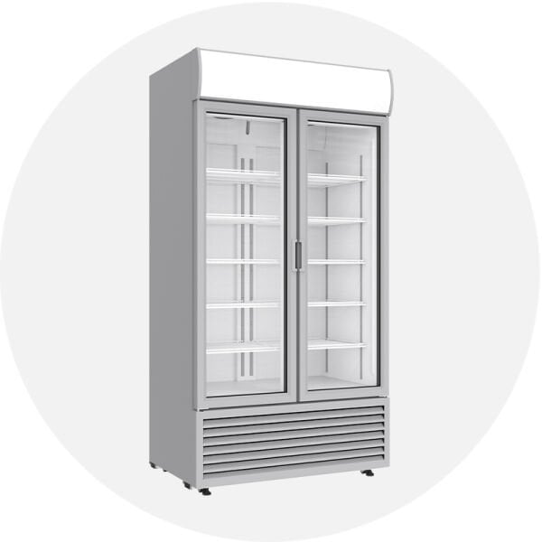 Şenocak Çift Çarpma Kapılı Şişe Soğutucu, 1070x703x2114 mm, 938 Lt
