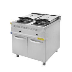 Turhan Çelik Çiftli Fritöz Gazlı, 24+24 Litre 80x93x85 cm