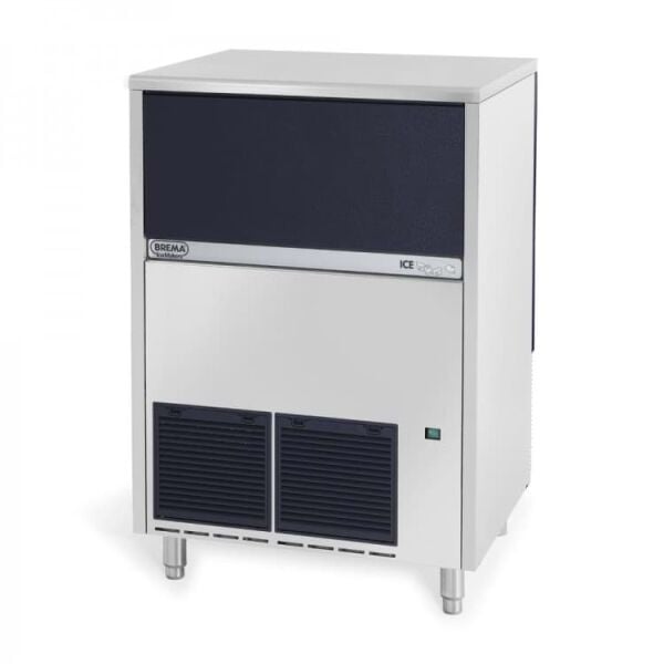 Brema VB250A Hazneli Hızlı Küp Buz Makinesi, 105 kg/gün Kapasiteli
