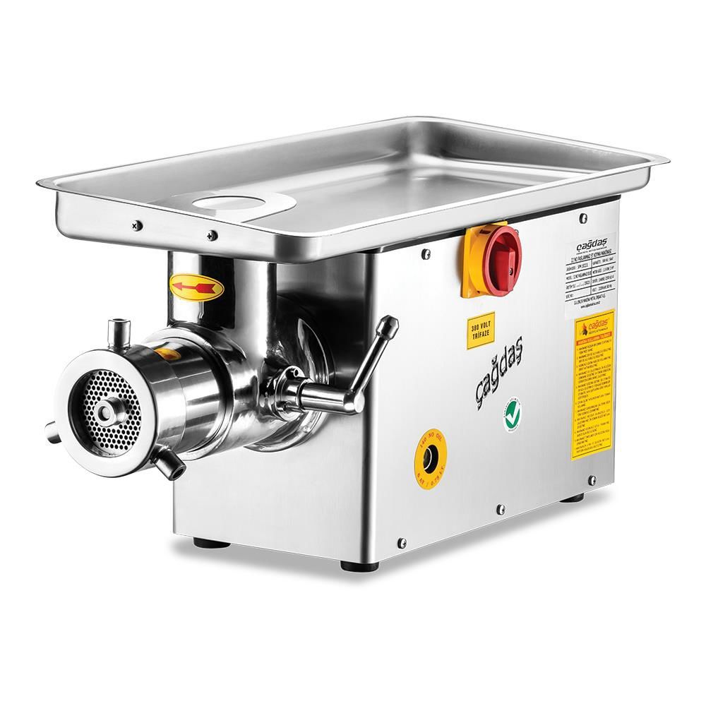 Çağdaş 22 No Kıyma Makinesi, Krom Çelik Demonte Kafa 380v SPMCK 184223