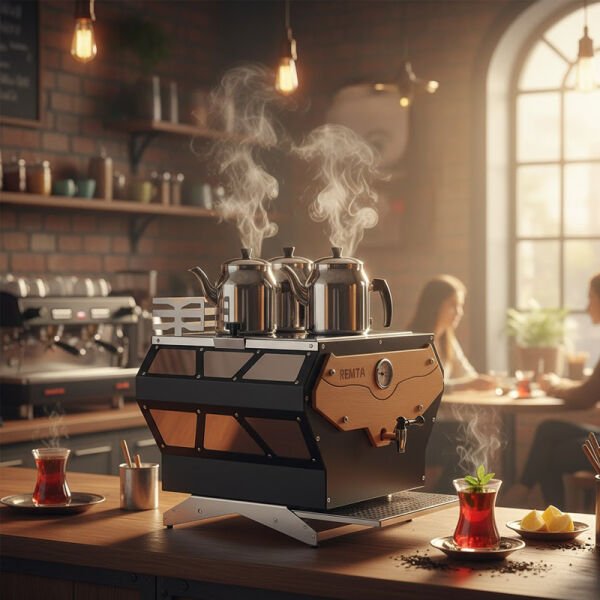 Remta Pro Serisi 2 Demlikli Jumbo Çay Makinesi, 21 L DE22