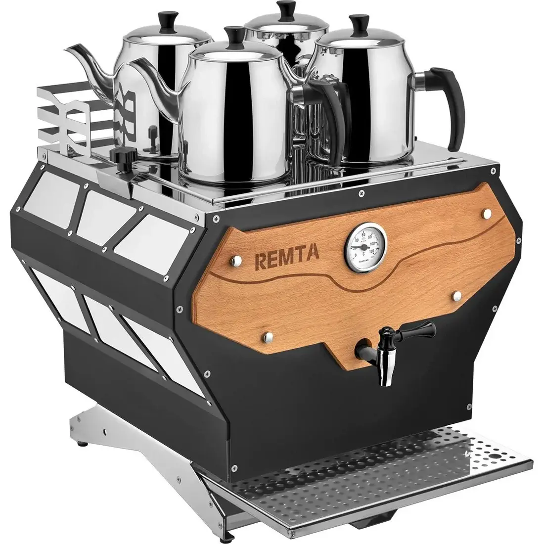 Remta Pro Serisi 4 Demlikli Jumbo Çay Makinesi, 32 lt  DE24